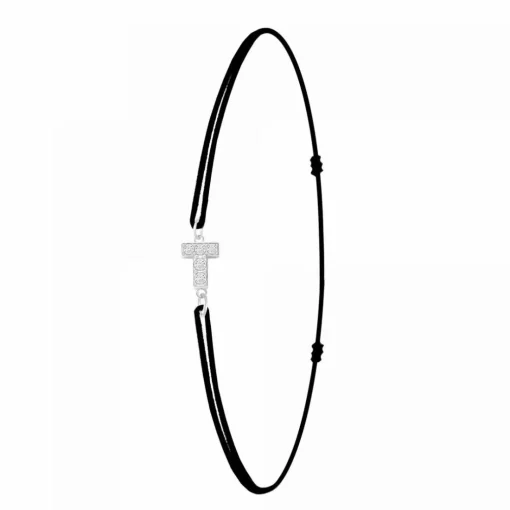 Bracelet Femme Athème - BS082-SB049-T Tissu Argent