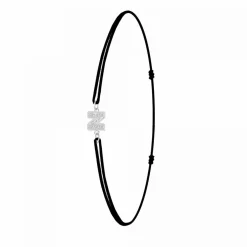 Bracelet Femme Athème - BS082-SB049-Z Tissu Argent