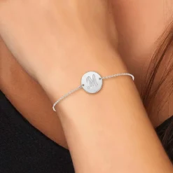 Bracelet Femme Athème Mode B2281-ARGENT-M - Acier Argent