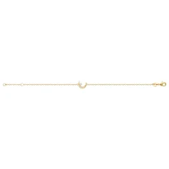 Bracelet femme croissant de lune plaqué or Maison de la Bijouterie UW35W6ZV
