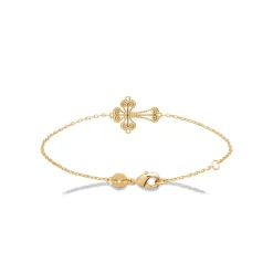 Bracelet femme croix fantaisie plaqué or Maison de la Bijouterie UYYZZ3ZV