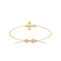 Bracelet femme croix plaqué or Maison de la Bijouterie UYYZZYZV