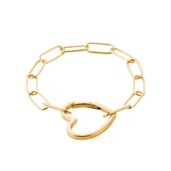 Bracelet femme cœur fantaisie plaqué or Maison de la Bijouterie UYZUY4ZV