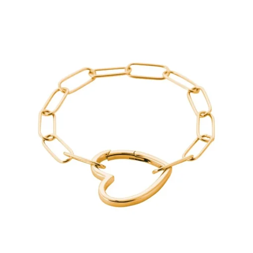 Bracelet femme cœur fantaisie plaqué or Maison de la Bijouterie UYZUY4ZV