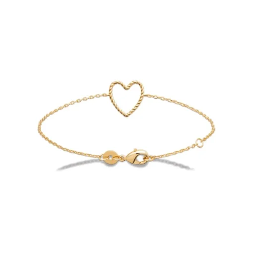 Bracelet femme cœur fantaisie plaqué or Maison de la Bijouterie UYZVUWZV