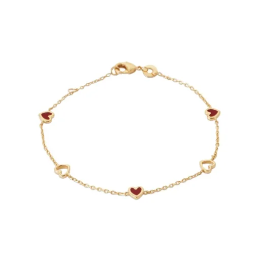 Bracelet femme cœur fantaisie plaqué or Maison de la Bijouterie UYZU0YZV