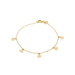 Bracelet femme cœur fantaisie plaqué or Maison de la Bijouterie UYZUZ5ZV