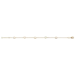 Bracelet femme cœur fantaisie plaqué or Maison de la Bijouterie UYZU0ZZV