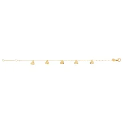 Bracelet femme cœur fantaisie plaqué or Maison de la Bijouterie UYZUZ5ZV