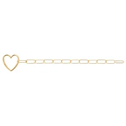 Bracelet femme cœur fantaisie plaqué or Maison de la Bijouterie UYZUY4ZV