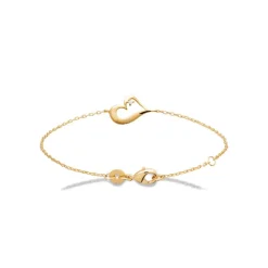 Bracelet femme cœur plaqué or Maison de la Bijouterie UWZZ6WZV