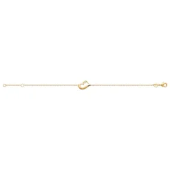 Bracelet femme cœur plaqué or Maison de la Bijouterie UWZZ6WZV