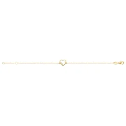 Bracelet femme cœur plaqué or Maison de la Bijouterie UWZ3Y0ZV