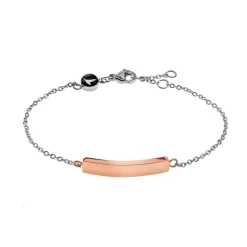 Bracelet Femme Emily Westwood WB1017RS - Acier Argent et Doré rose