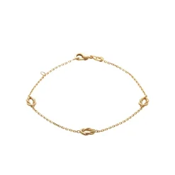 Bracelet femme fantaisie cordage plaqué or Maison de la Bijouterie UYY06WZV