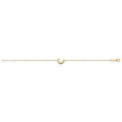 Bracelet femme fantaisie croissant de lune plaqué or Maison de la Bijouterie UW36W6ZV