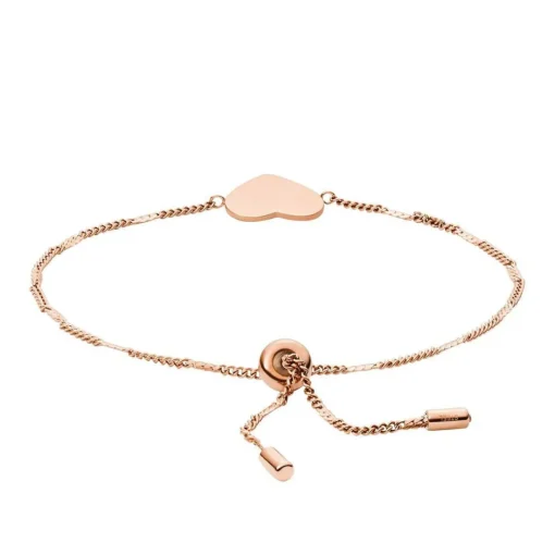 Bracelet Femme Fossil Bijoux - JF02965791 Acier Doré Rose