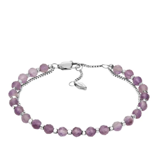 Bracelet Femme Fossil Bijoux - JF04685040 - Acier,Laiton Violet