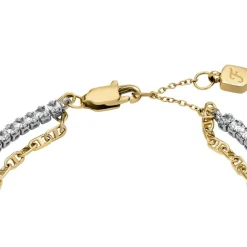 Bracelet Femme Fossil Bijoux Acier Classique Heritage - JA7281998 Laiton