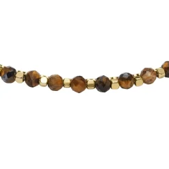 Bracelet Femme Fossil Bijoux - JF04683710 - Acier,Laiton Doré,Marron