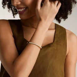 Bracelet Femme Fossil Bijoux Acier Classique Ellis - JF04862710 Acier inoxydable