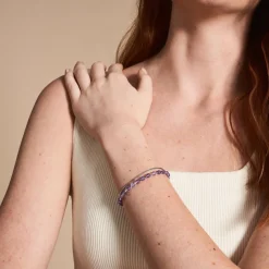 Bracelet Femme Fossil Bijoux - JF04685040 - Acier,Laiton Violet
