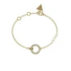 Bracelet Femme Guess Bijoux JUBB03162JWYGS - CIRCLE LIGHTS Acier Doré