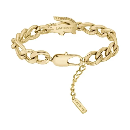 Bracelet Femme Lacoste Crocodile - 2040374 Acier Doré