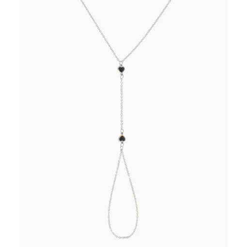 Bracelet Femme Les Interchangeables A59236 - Chaine De Main Coeur