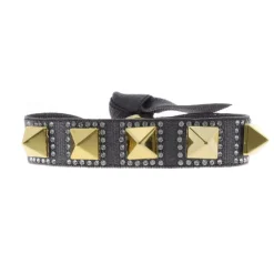Bracelet Femme Les Interchangeables - Bracelet Pyramide 8 Gris