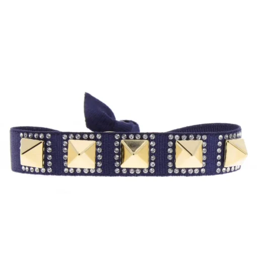 Bracelet Femme Les Interchangeables - Bracelet Pyramide 8 Bleu