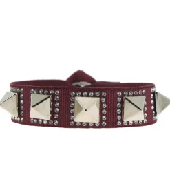 Bracelet Femme Les Interchangeables - Bracelet Pyramide 8 Bordeau