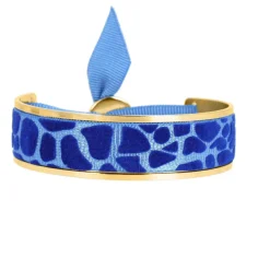 Bracelet Femme Les Interchangeables - A88574 Jonc Ruban 12mm MV Girafe