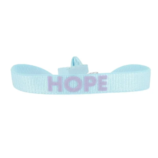 Bracelet Femme Les Interchangeables - A85896 Message Hope Bleu et Mauve