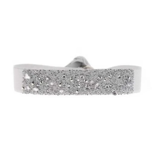 Bracelet Femme Les Interchangeables - BRACELET CRISTAL MEDLEY BLANC GRIS