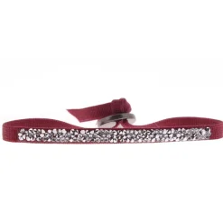 Bracelet Femme Les Interchangeables - Bracelet Ultra Fine Rocks Bordeau
