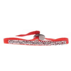 Bracelet Femme Les Interchangeables - Bracelet Ultra Fine Rocks Rouge