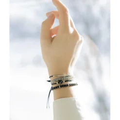 Bracelet Femme Les Interchangeables A56384 - Strass Box Fabric 4