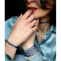 Bracelet Femme Les Interchangeables - BRACELET CRISTAL MEDLEY BORDEAU