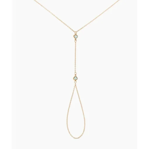 Bracelet Femme Les Interchangeables A59229 - Chaine De Main Coeur