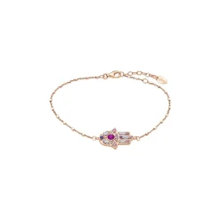 Bracelet Femme Lotus Silver Rainbow LP1989-2-5 Argent Doré rose