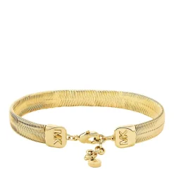 Bracelet Femme Michael Kors Bijoux Acier Classique Metallic Muse - MKJ8487710 Laiton