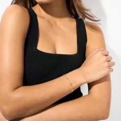 Bracelet Femme Michael Kors Bijoux Astor Link - MKC173600710 Argent 925/1000 Doré