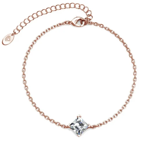 Bracelet Femme MYC-Paris Square - DB0085-RG-C Laiton Doré rose
