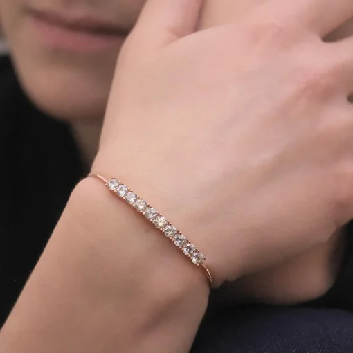 Bracelet Femme MYC-Paris Solitaire - DB0147-RG-AA Laiton Doré rose