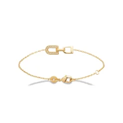 Bracelet femme serti clos plaqué or Maison de la Bijouterie UW4054ZV