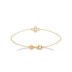 Bracelet femme serti clos plaqué or Maison de la Bijouterie UW405YZV