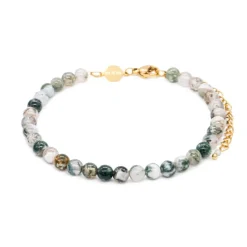 Bracelet Femme Sloya Serena en pierres Agate Arbre