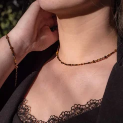Bracelet Femme Sloya Paloma Oeil de Tigre