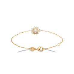 Bracelet Femme Soleil Plaqué Or - UW3Y5WZ